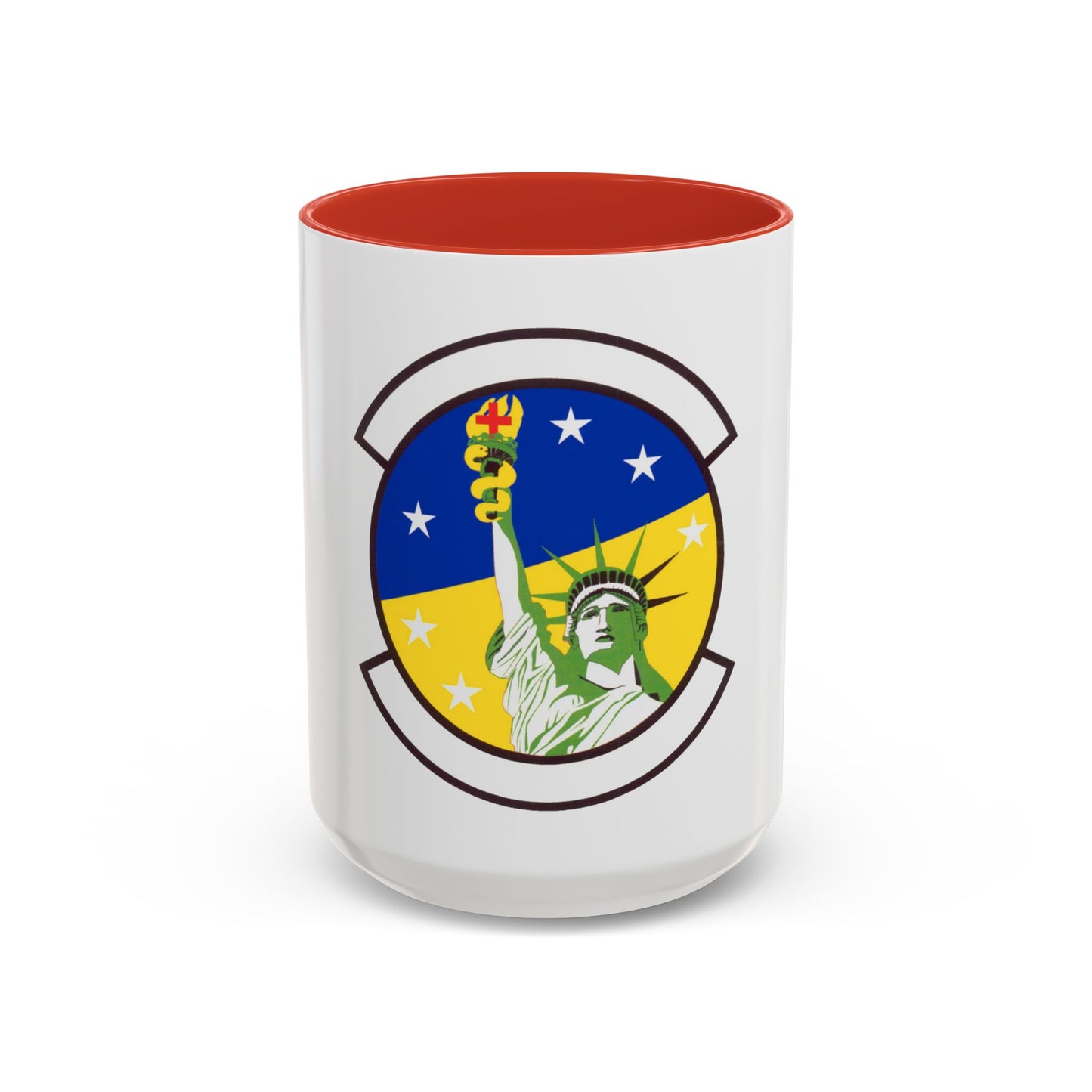 48 Healthcare Operations Squadron USAFE (U.S. Air Force) Accent Coffee Mug
