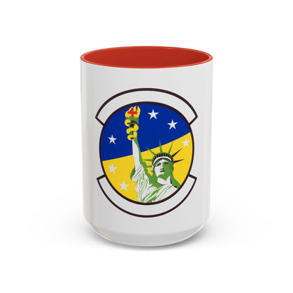 48 Healthcare Operations Squadron USAFE (U.S. Air Force) Accent Coffee Mug