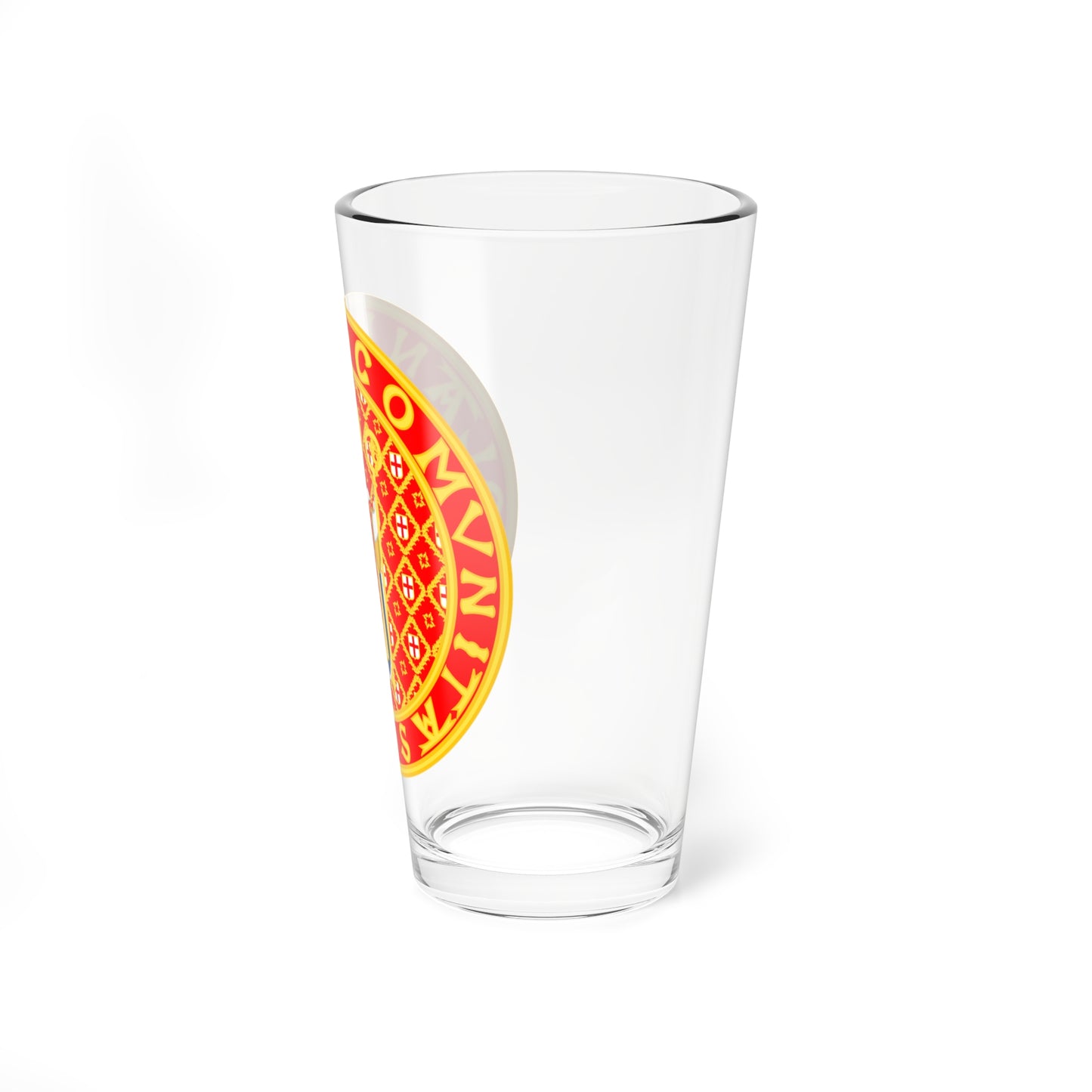 Seal of the Golden Ambrosian Republic (Italy) (Coat of Arms) Pint Glass 16oz