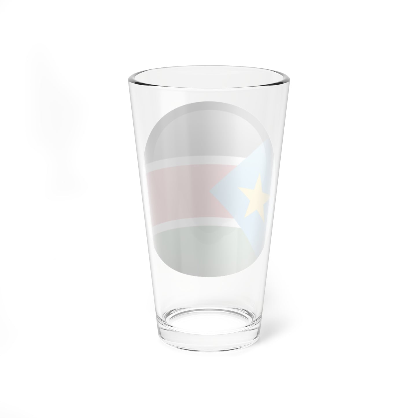 Flag orb South Sudan (South Sudan) Pint Glass 16oz