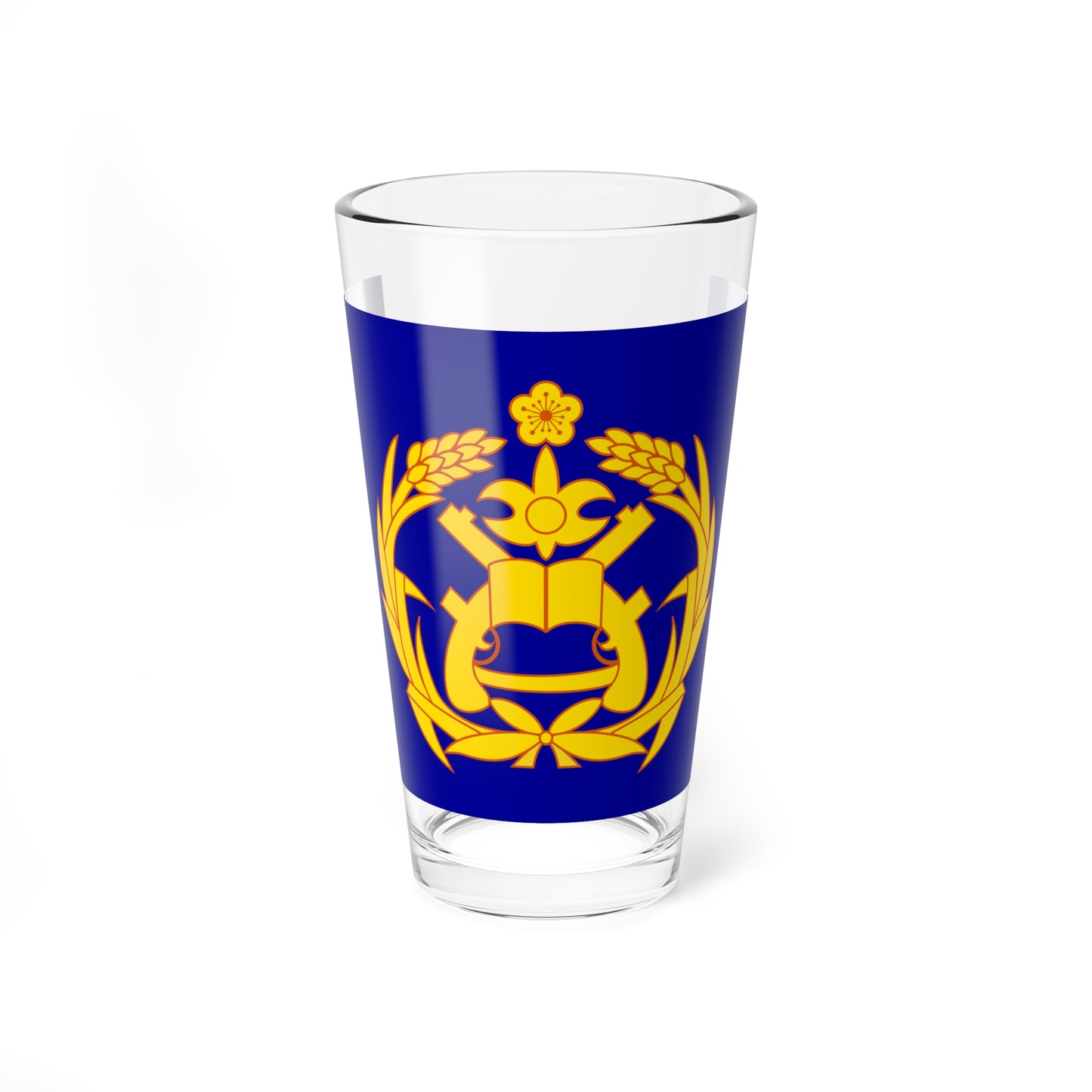 ROCMP Unit Flag 1961 (China) Pint Glass 16oz