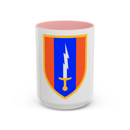 1st Signal Brigade (U.S. Army) Accent Coffee Mug