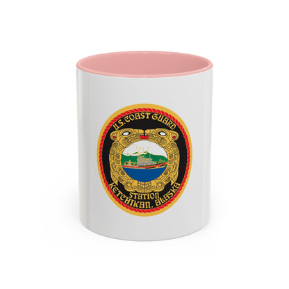 USCGS Ketchikan (U.S. Coast Guard) Accent Coffee Mug