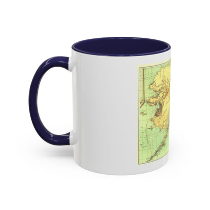 Alaska - The Gold & Coal Fields (1898) (Map) Accent Coffee Mug