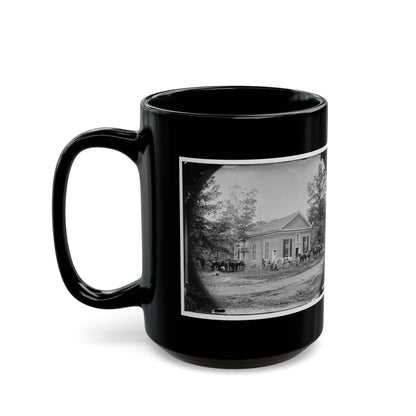 Bethel Church, Va. View Of The Church, Temporary Headquarters Of Gen. Ambrose E. Burnside (U.S. Civil War) Black Coffee Mug
