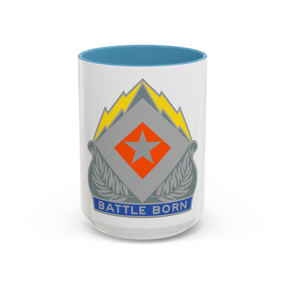 422 Signal Battalion (U.S. Army) Accent Coffee Mug