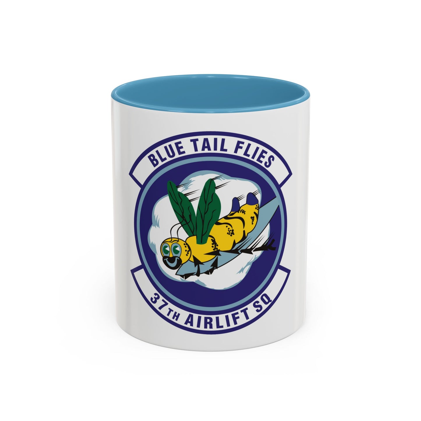 37th Airlift Squadron (U.S. Air Force) Accent Coffee Mug | Military Mug Gift