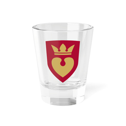 Hillerød Kommune coa (Denmark) (Coat of Arms) Shot Glass 1.5oz