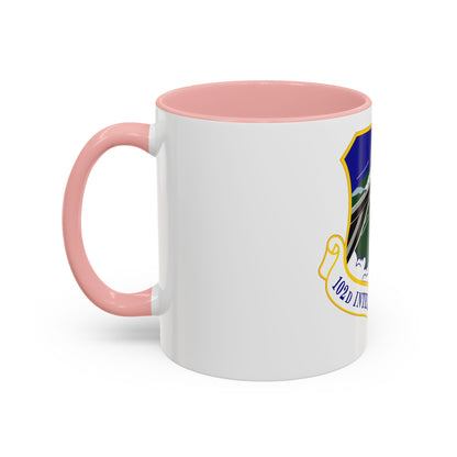 102d Intelligence Wing (U.S. Air Force) Accent Coffee Mug
