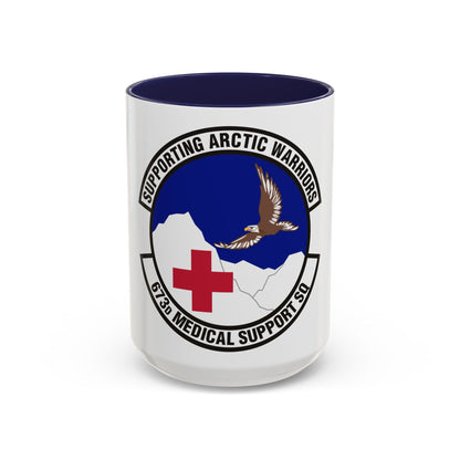 673d Medical Support Squadron (U.S. Air Force) Accent Coffee Mug