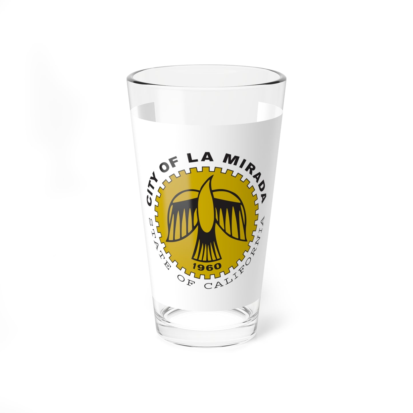 Flag of La Mirada California (United States) Pint Glass 16oz