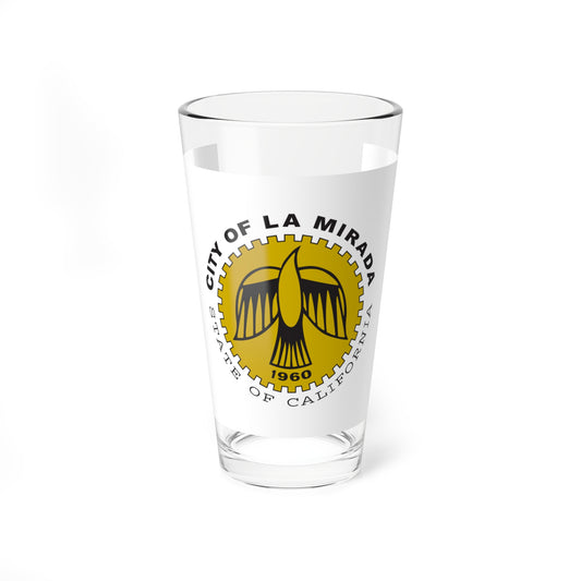 Flag of La Mirada California (United States) Pint Glass 16oz