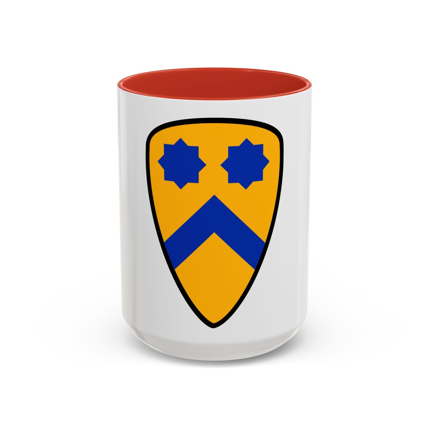 US 2nd Cavalry Division (U.S. Army) Accent Coffee Mug