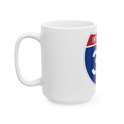 Interstate 35 (U.S. Highways) White Coffee Mug