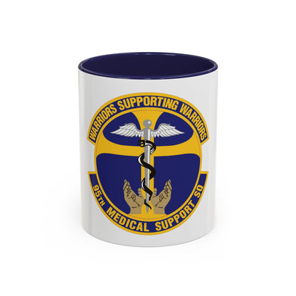 95th Medical Support Squadron (U.S. Air Force) Accent Coffee Mug
