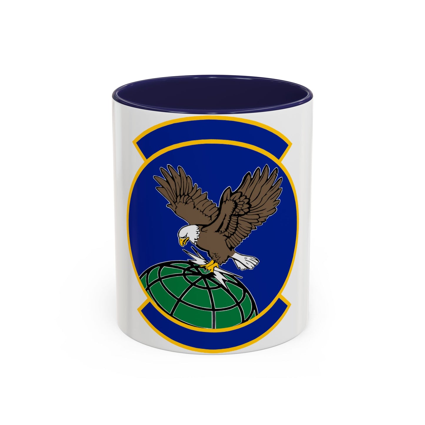 100 Aircraft Maintenance Squadron USAFE (U.S. Air Force) Accent Coffee Mug