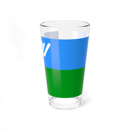 Flag of Yugra (Russia) Pint Glass 16oz