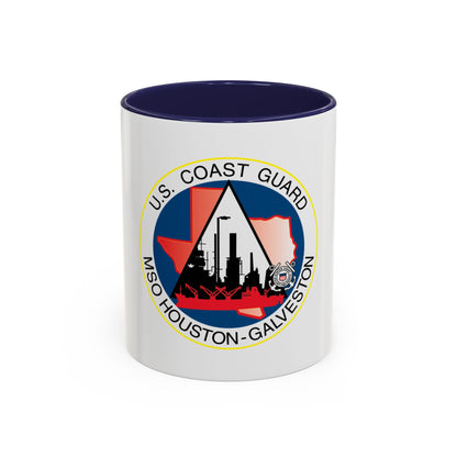 USCG MSO Houston Galveston (U.S. Coast Guard) Accent Coffee Mug