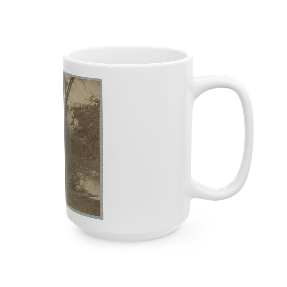 Pontoon Bridge (U.S. Civil War) White Coffee Mug