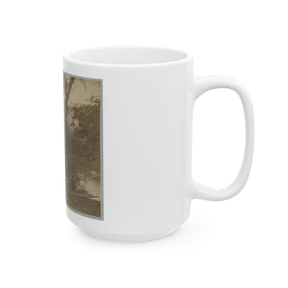 Pontoon Bridge (U.S. Civil War) White Coffee Mug