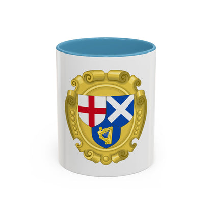 Coat of Arms of the Commonwealth of England, Scotland and Ireland - Accent Coffee Mug