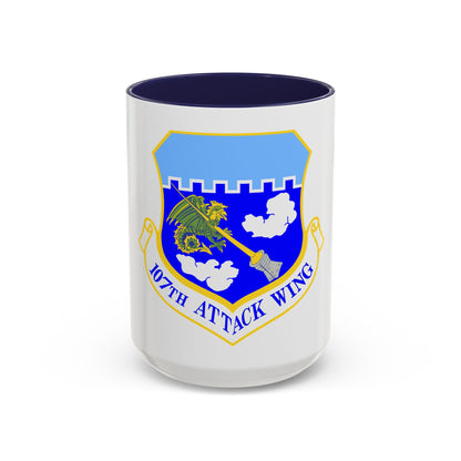 107th Attack Wing (U.S. Air Force) Accent Coffee Mug