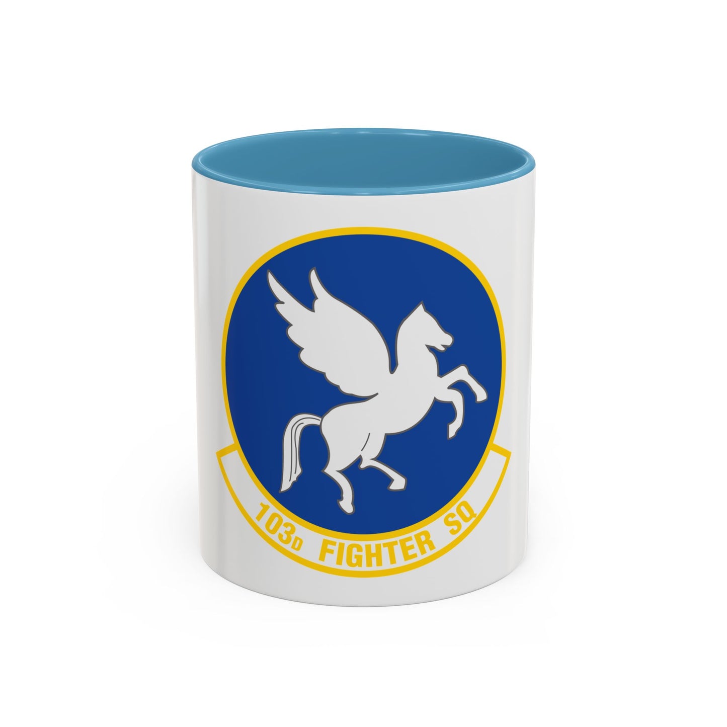 103d Fighter Squadron (U.S. Air Force) Accent Coffee Mug