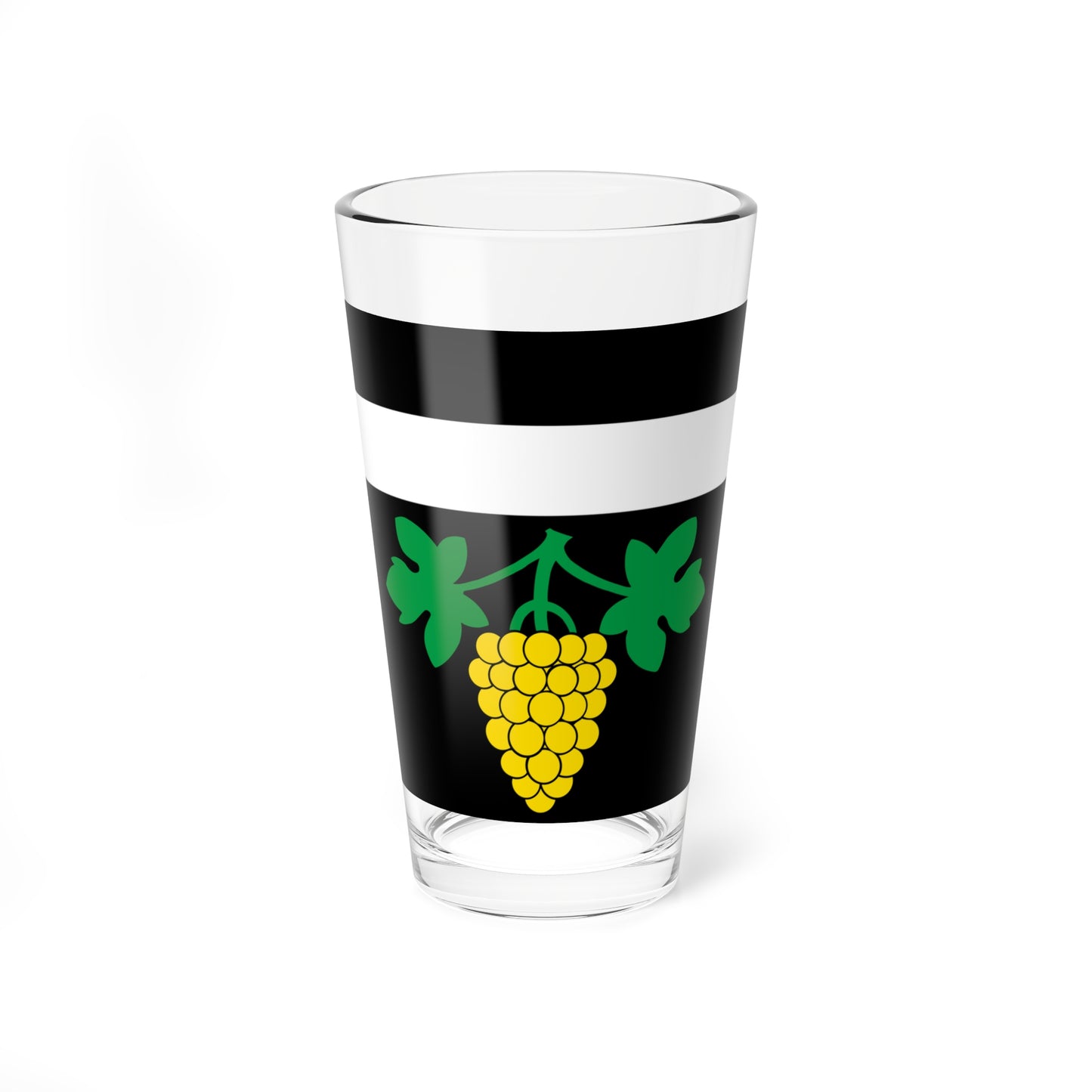 CHE Wunnewil-Flamatt Flag (Switzerland) Pint Glass 16oz