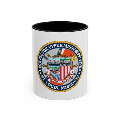 USCG Sector Upper Mississippi River (U.S. Coast Guard) Accent Coffee Mug
