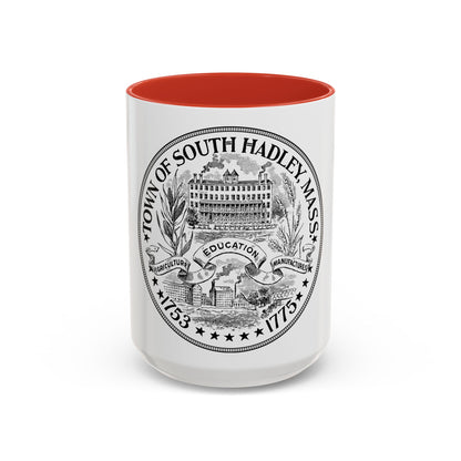 Seal of South Hadley Massachusetts - Accent Coffee Mug