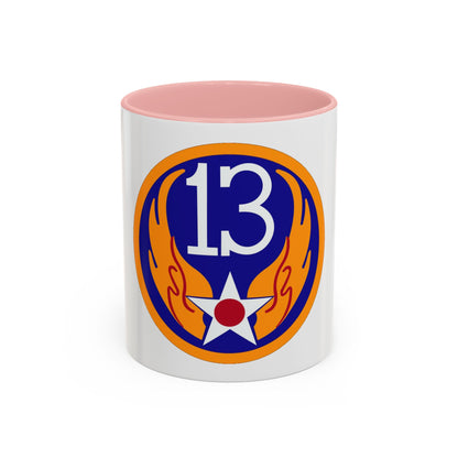 13 Air Force (U.S. Army) Accent Coffee Mug