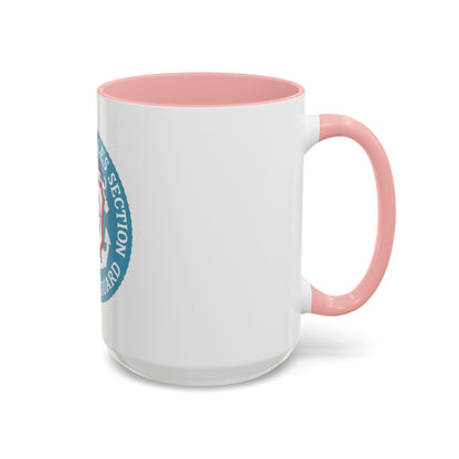 USCG Greater Antilles Section (U.S. Coast Guard) Accent Coffee Mug