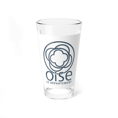 Flag of the Department of Oise (France) Pint Glass 16oz