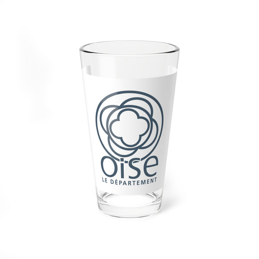 Flag of the Department of Oise (France) Pint Glass 16oz