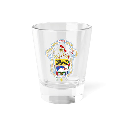 Greater Coat of Arms of Dunkerque 1919 (France) (Coat of Arms) Shot Glass 1.5oz