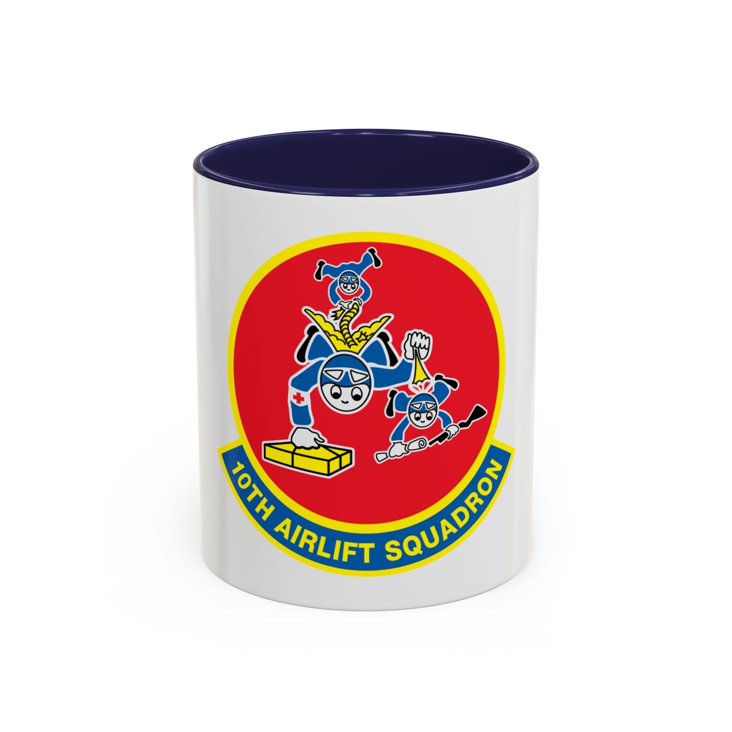 10th Airlift Squadron (U.S. Air Force) Accent Coffee Mug