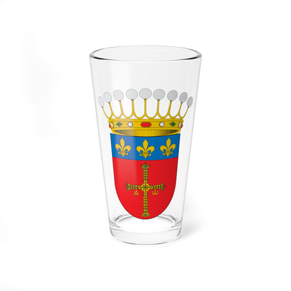 Escudo del Condado de Latores (Spain) (Coat of Arms) Pint Glass 16oz