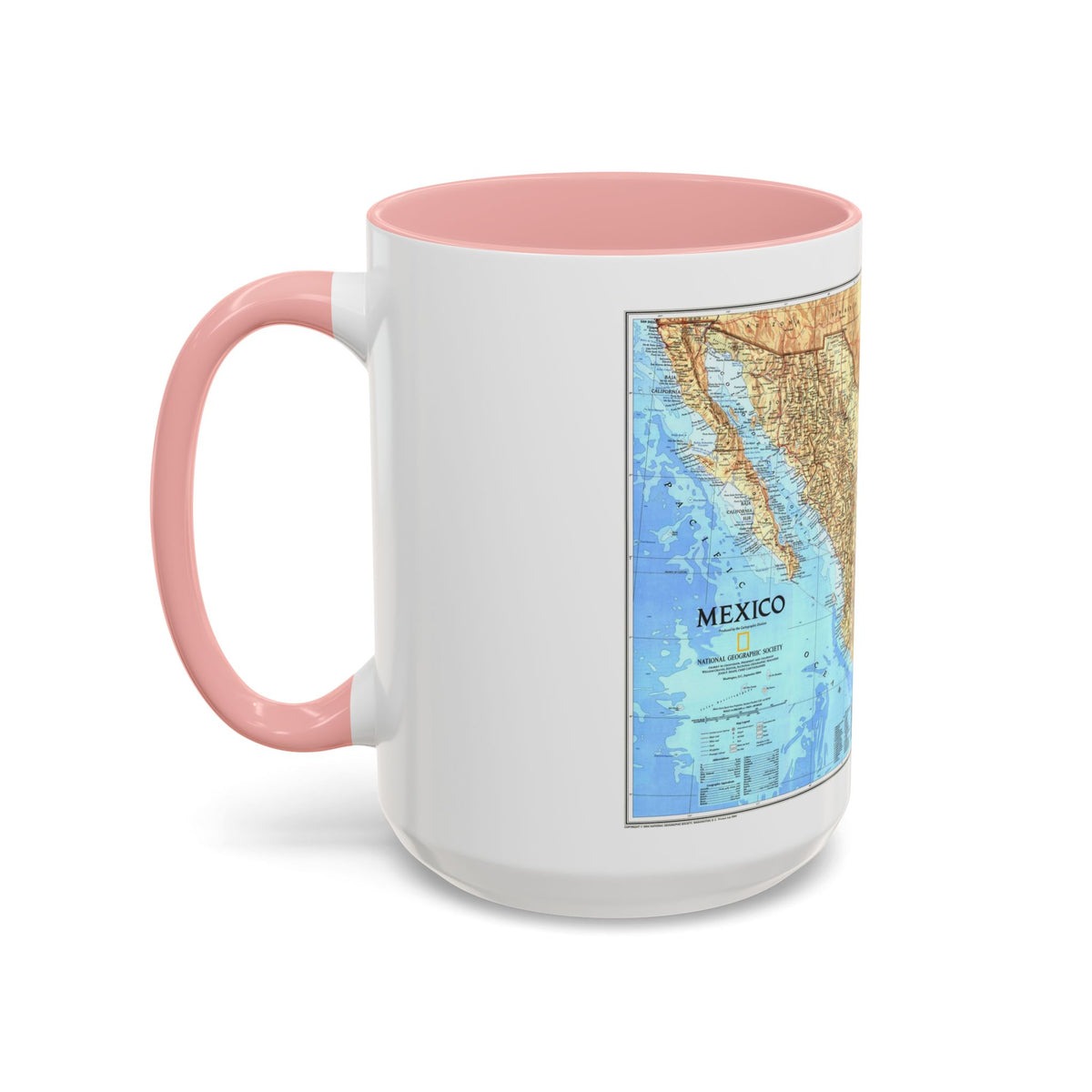 North America - Mexico (1994) (Map) Accent Coffee Mug