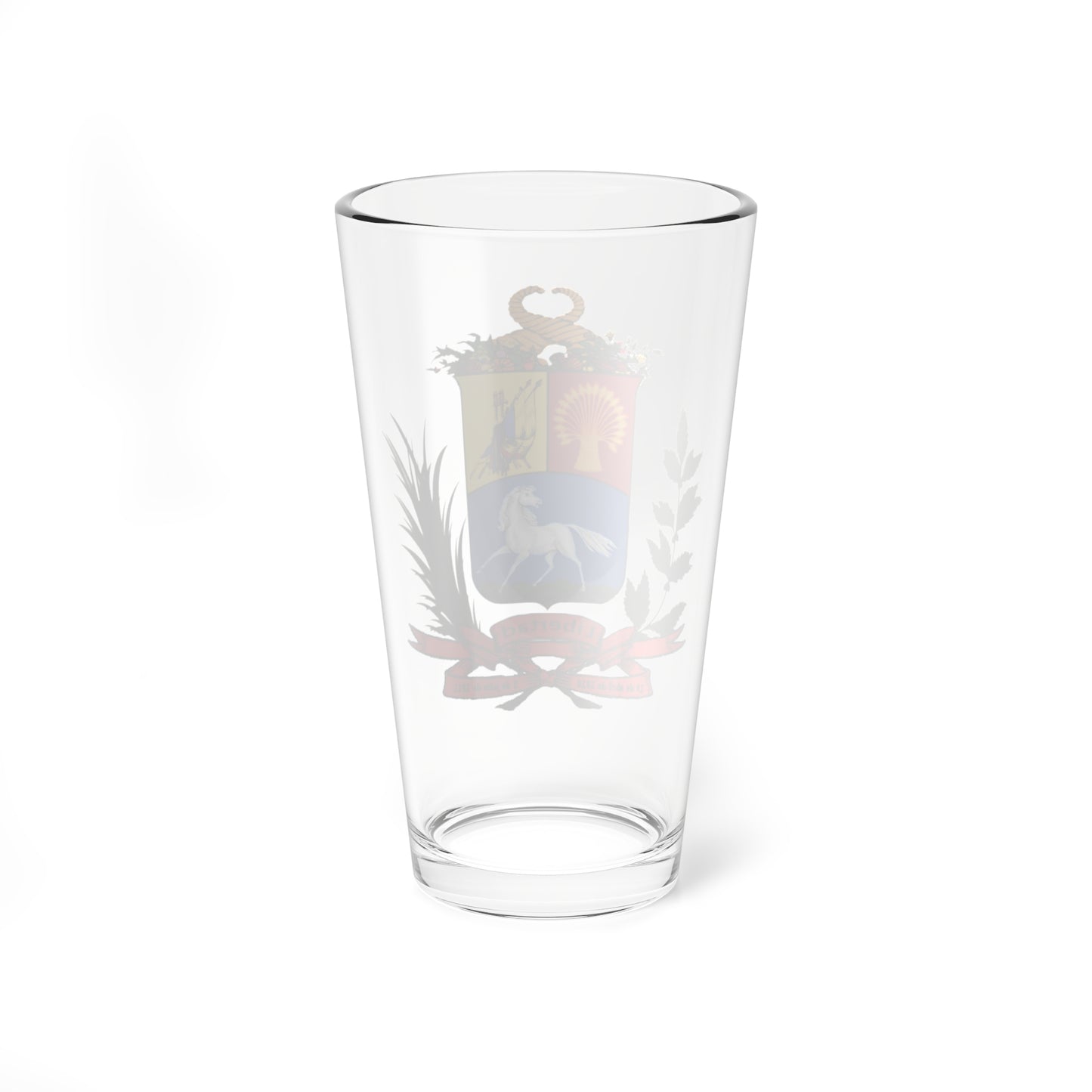 Escudo de Venezuela 1836-1863 (United States) (Coat of Arms) Pint Glass 16oz