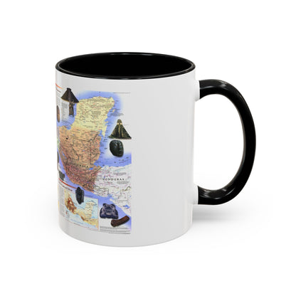 North America - Ancient Mesoamerica (1997) (Map) Accent Coffee Mug