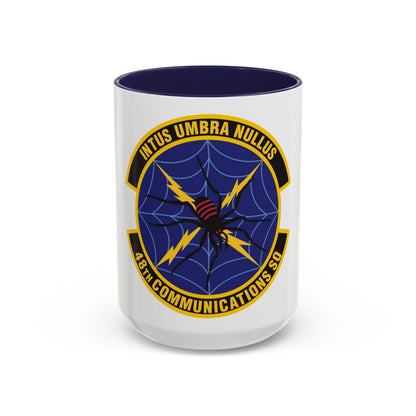 48 Communications Squadron USAFE (U.S. Air Force) Accent Coffee Mug
