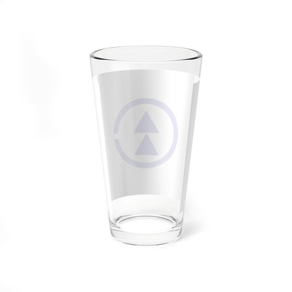 Flag of Nita Shimane 1955-2005 blue version (Japan) Pint Glass 16oz