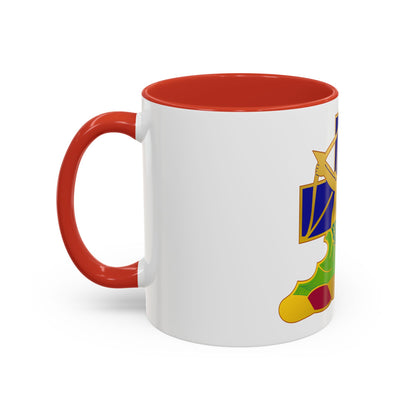 10th Antiaircraft Artillery Automatic Weapons Battalion (U.S. Army) Accent Coffee Mug
