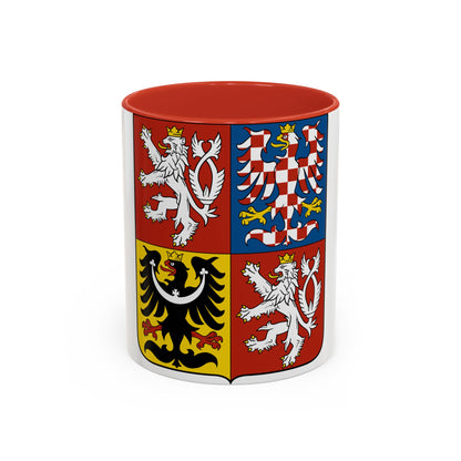 Coat of arms of the Czech Republic - Accent Coffee Mug