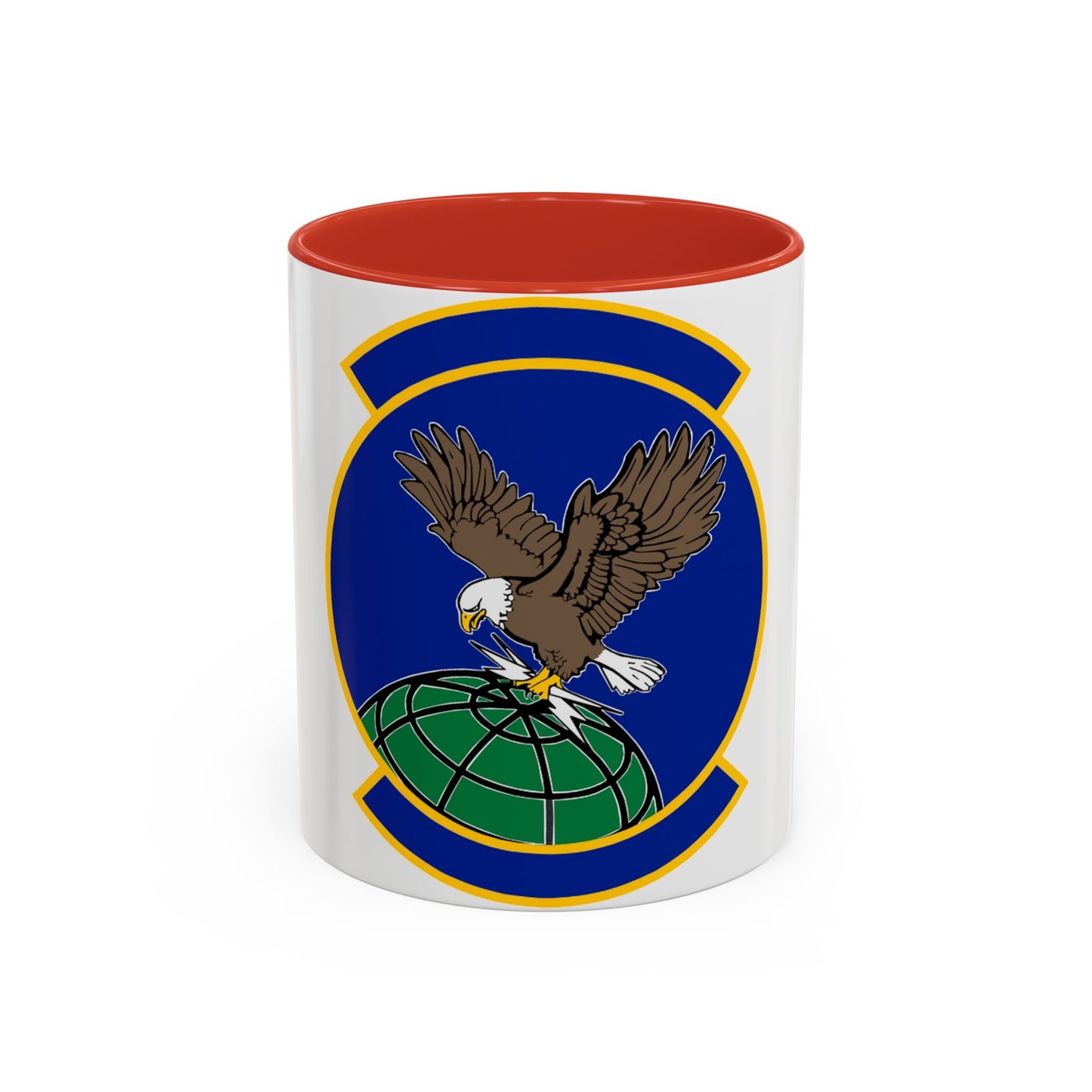 100 Aircraft Maintenance Squadron USAFE (U.S. Air Force) Accent Coffee Mug