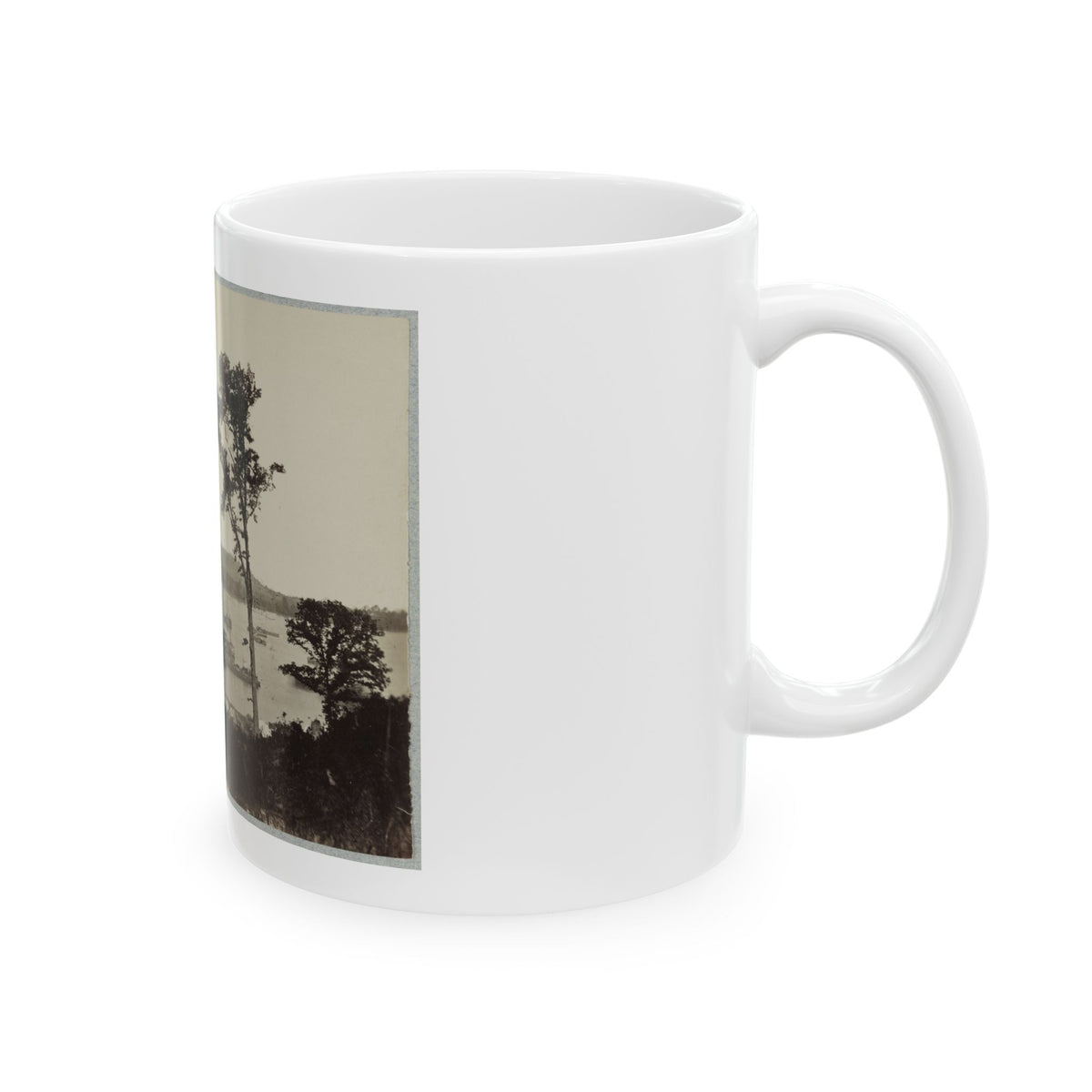 Belle Plain Landing, Va. 004 (U.S. Civil War) White Coffee Mug