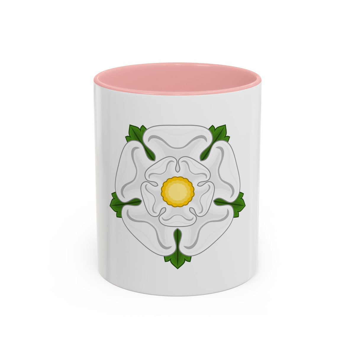 White Rose Badge of York - Accent Coffee Mug