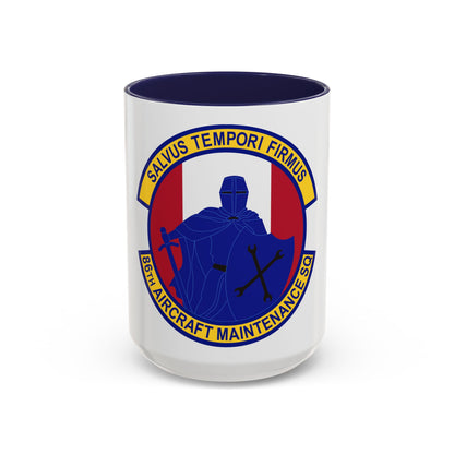 86th Aircraft Maintenance Squadron (U.S. Air Force) Accent Coffee Mug