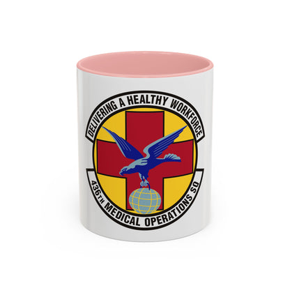 436th Medical Operations Squadron (U.S. Air Force) Accent Coffee Mug