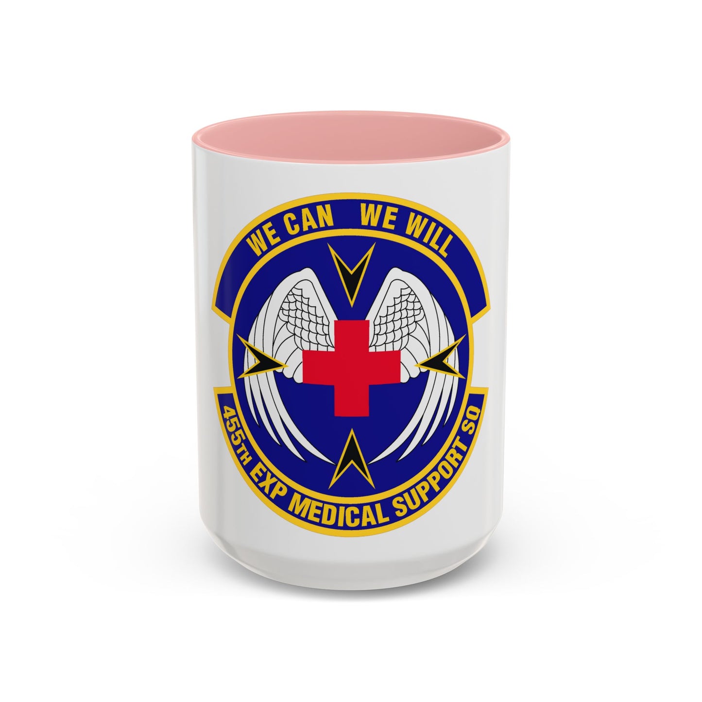 455th Expeditionary Medical Support Squadron (U.S. Air Force) Accent Coffee Mug